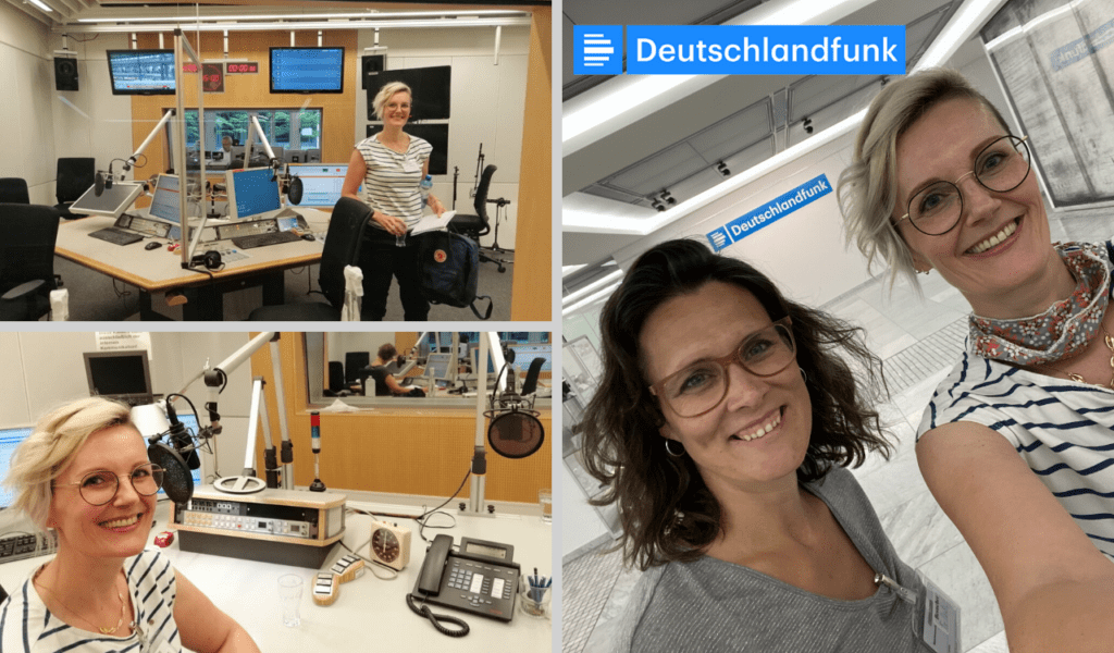 Live im Deutschlandfunk mit meiner Klientin Annika. Campus & Karriere